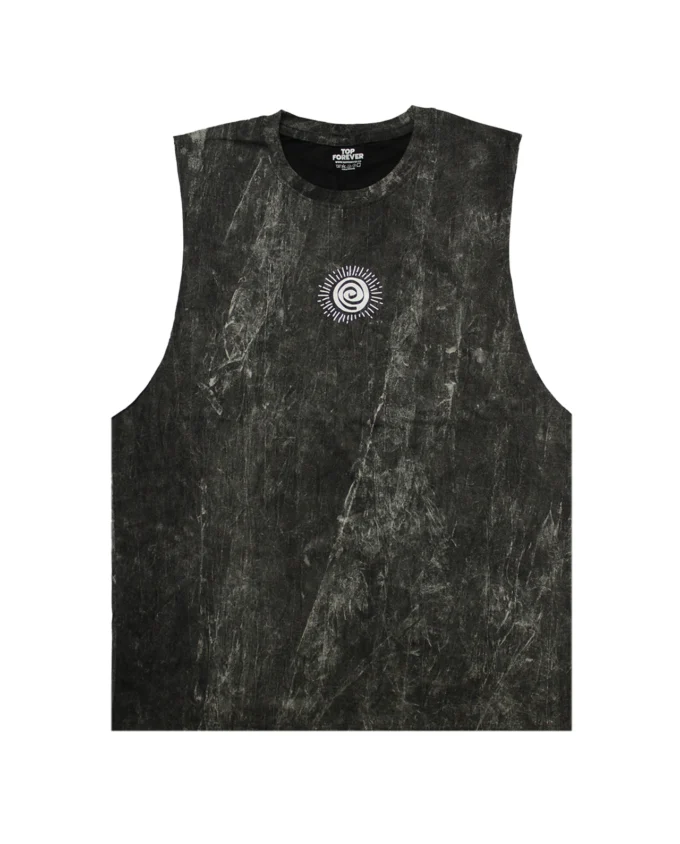 Men's Graffiti Tank Top, Sleeveless T-Shirt, Model 3