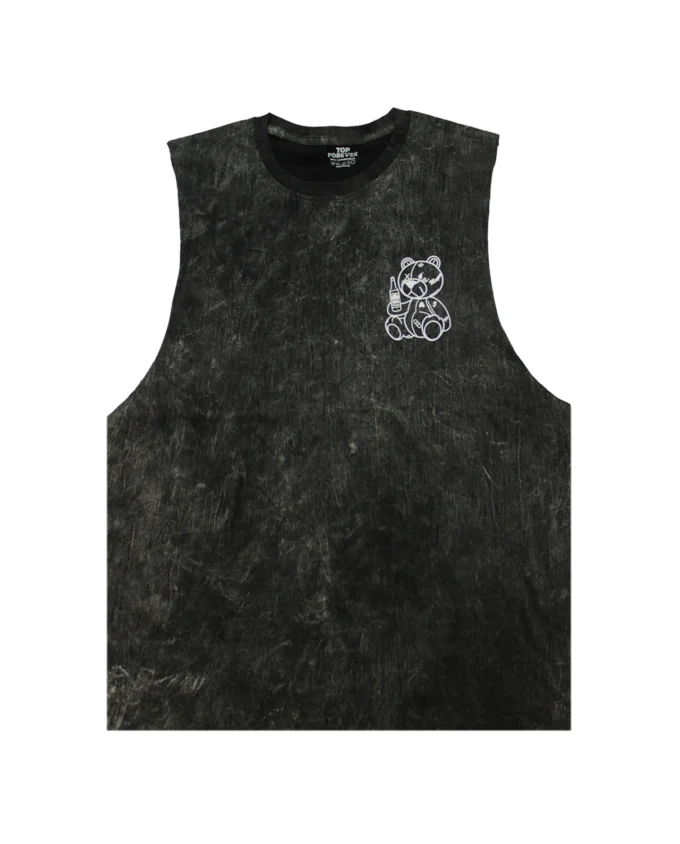 Men's Graffiti Tank Top, Sleeveless T-Shirt, Model 4