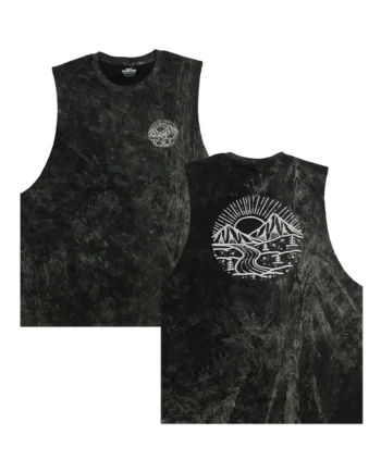 เสื้อกล้ามแขนกุดสกรีนลาย ผ้าคอตตอนฟอกขาว